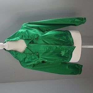 Kenneth Cole Reaction Kelly Green Lined Satin Look St. Patrick's Day Jacket Sz S